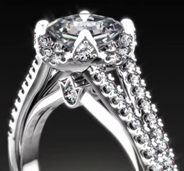 Couture Wedding Rings on Couture 0378 Engagement Ring From The Couture Collection Of Diamond